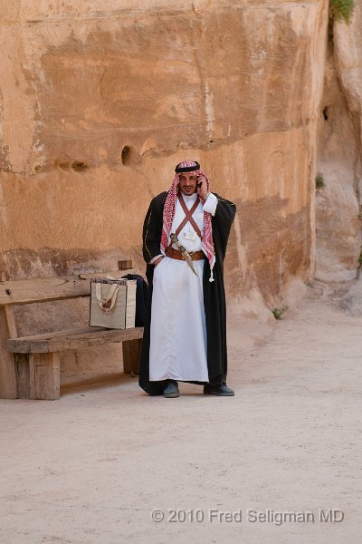 20100412_120053 D300.jpg - Local Arab, Petra.....on cellphone